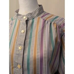 Levi's Bend Over Vintage Women’s Multicolor Stripe Blouse Size 36